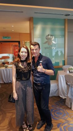 Fashion/Beauty Writer, Kye Lin with Pascal Capitaine during the Sisley Paris Pascal Capitaine event - Pamper.My