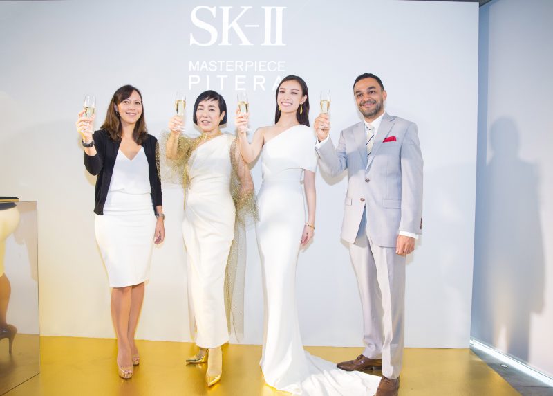 SK-II Masterpiece Pitera Boutique Launch: Kylene Campos, Global Brand Director of SK-II Global, SK-II Ambassadors, Kaori Momoi and Nini, Sandeep Seth, Global Brand Director