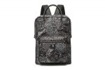 Versace Holidays 2016 – Black and White Star Map Medusa  Print Leather Backpack (RM7,750)