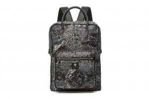 Versace Holidays 2016 - Black and White Star Map Medusa Print Leather Backpack (RM7,750)