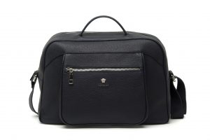 Versace Holidays 2016 - Navy Blue Calf Leather Duffle Bag (RM10,700)