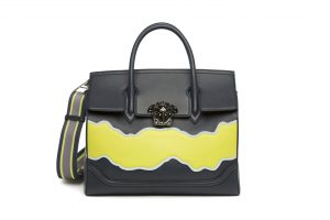Versace Holidays 2016 - Navy and Lime Leather Palazzo Empire Bag, Large size (RM15,100)