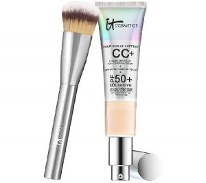 IT Cosmetics Full Coverage Physical SPF 50 CC Cream with Plush Brush