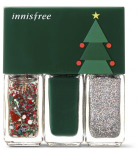 innisfree Christmas Real Color Nail Set- Green, RM36