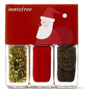 innisfree Christmas Real Color Nail Set- Red, RM36
