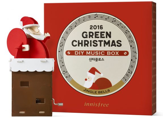 innisfree Green Christmas Diy Music Box 2016 Santa, RM30