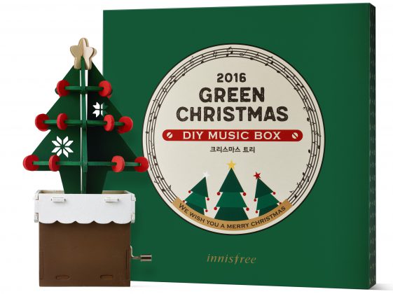 innisfree Green Christmas Diy Music Box 2016 Tree, RM30