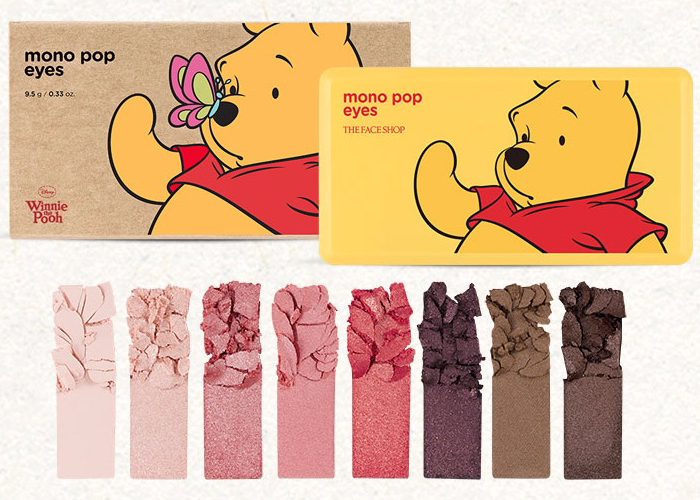 Disney X The Face Shop Collection: Winnie the Pooh Mono Pop Eyes palette - Pamper.My