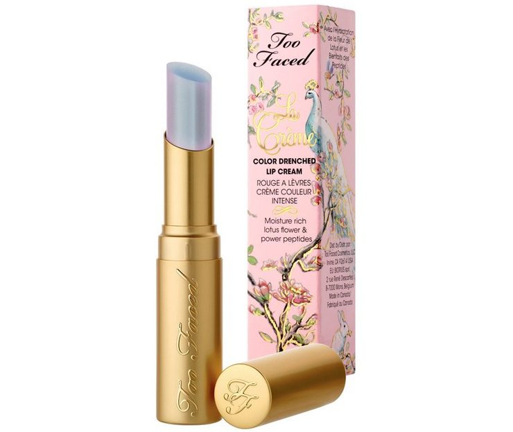 Too Faced La Creme Color Drenched Lipstick in Unicorn Tears - Pamper.My