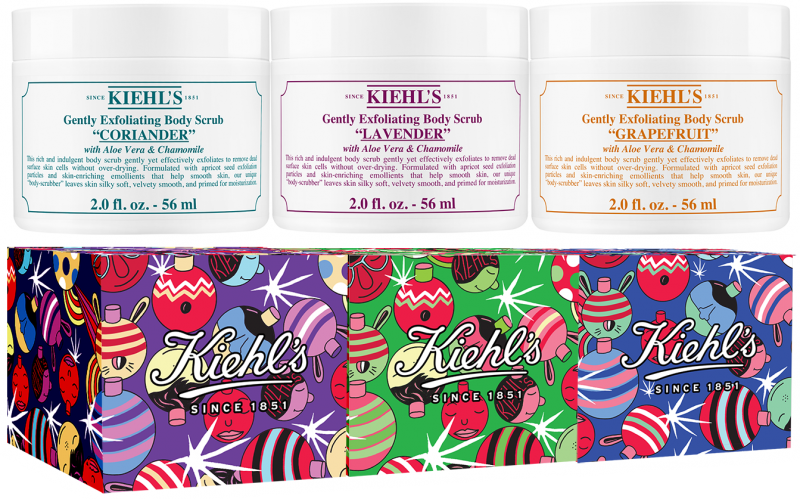 Kiehl’s x Jeremyville Holiday Collection: Body Scrub [RM 60/56g each]
