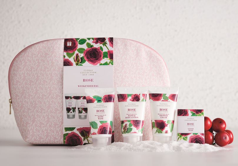 For Her Floral Collection Rose Weekender