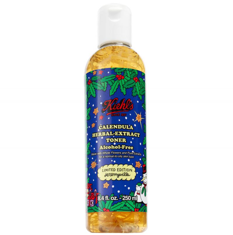 Kiehl’s x Jeremyville Holiday Collection: Calendula Herbal-Extract Toner [RM 160/250ml]