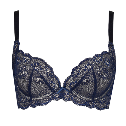 XIXILI Sonia #fabulouslyCHIC collection, Sexy Balconette in Cobalt Blue - Pamper.My