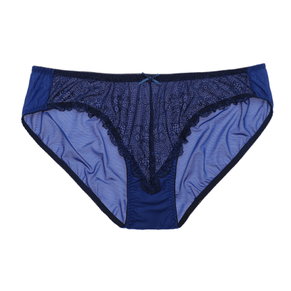 XIXILI Sonia #fabulouslyCHIC collection, Brazilian Panty in Cobalt Blue - Pamper.My