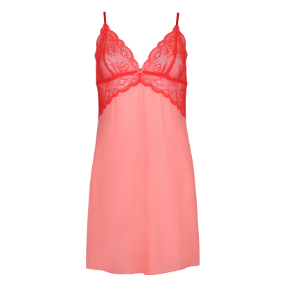 XIXILI Sonia #fabulouslyCHIC collection, Sheer Lace Slip in Candy Pink - Pamper.My