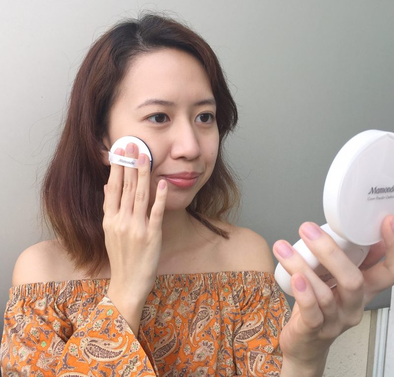 Mamonde Cover Powder Cushion #21 Peach Beige Review - Pamper.My