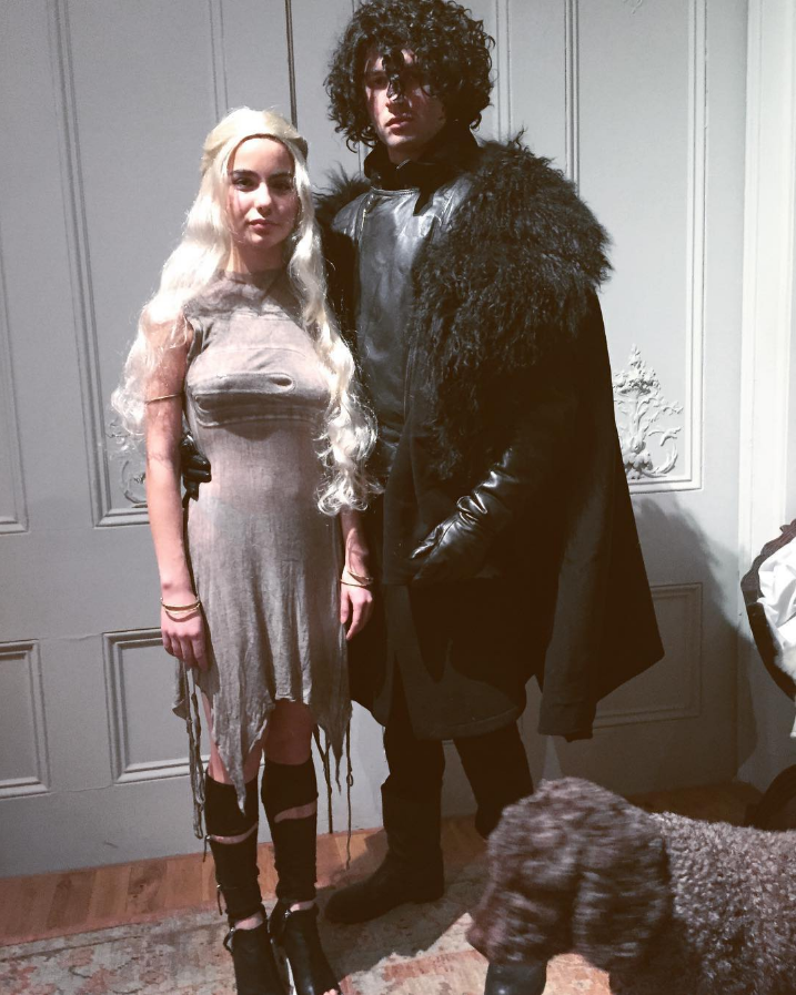 Ansel Elgort and Violetta Komyshan as Jon Snow and Daenerys Targaryen - Pamper.My