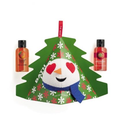 The Body Shop Malaysia, Snowman Shower Gel and Sponge Gift Set RM69