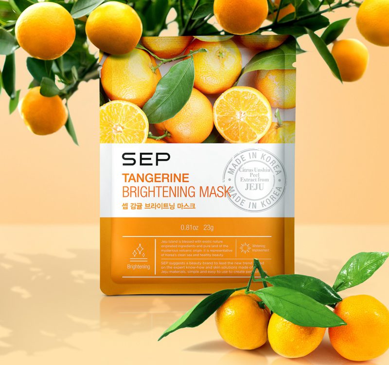 SEP Facial Mask Pack, Tangerine Brightening Mask - Pamper.My