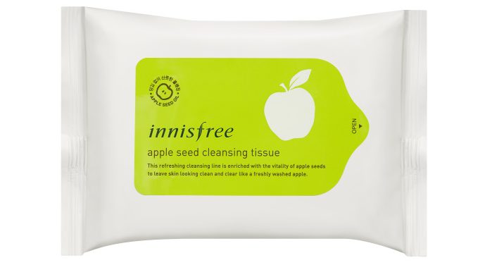 innisfree Apple Seed Cleansing Tissue (RM9.00/15 sheets) - Pamper.My