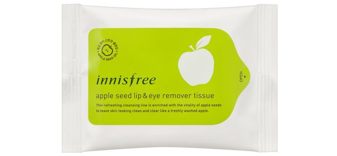innisfree Apple Seed Lip & Eye Remover Tissue (RM18.00/30 each) - Pamper.My