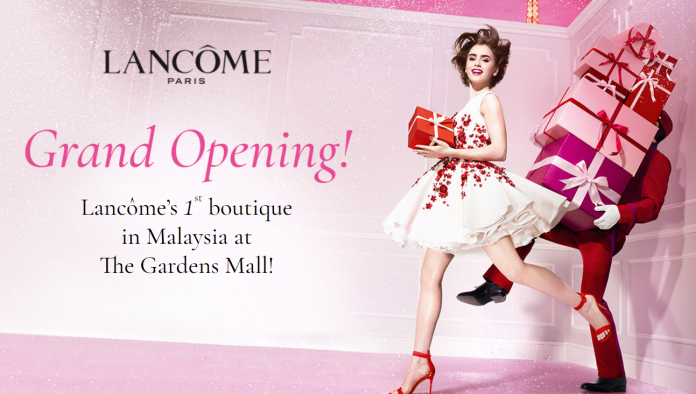Lancome Opens Its First SEA Flagship Boutique In The Gardens Mall - Pamper.My