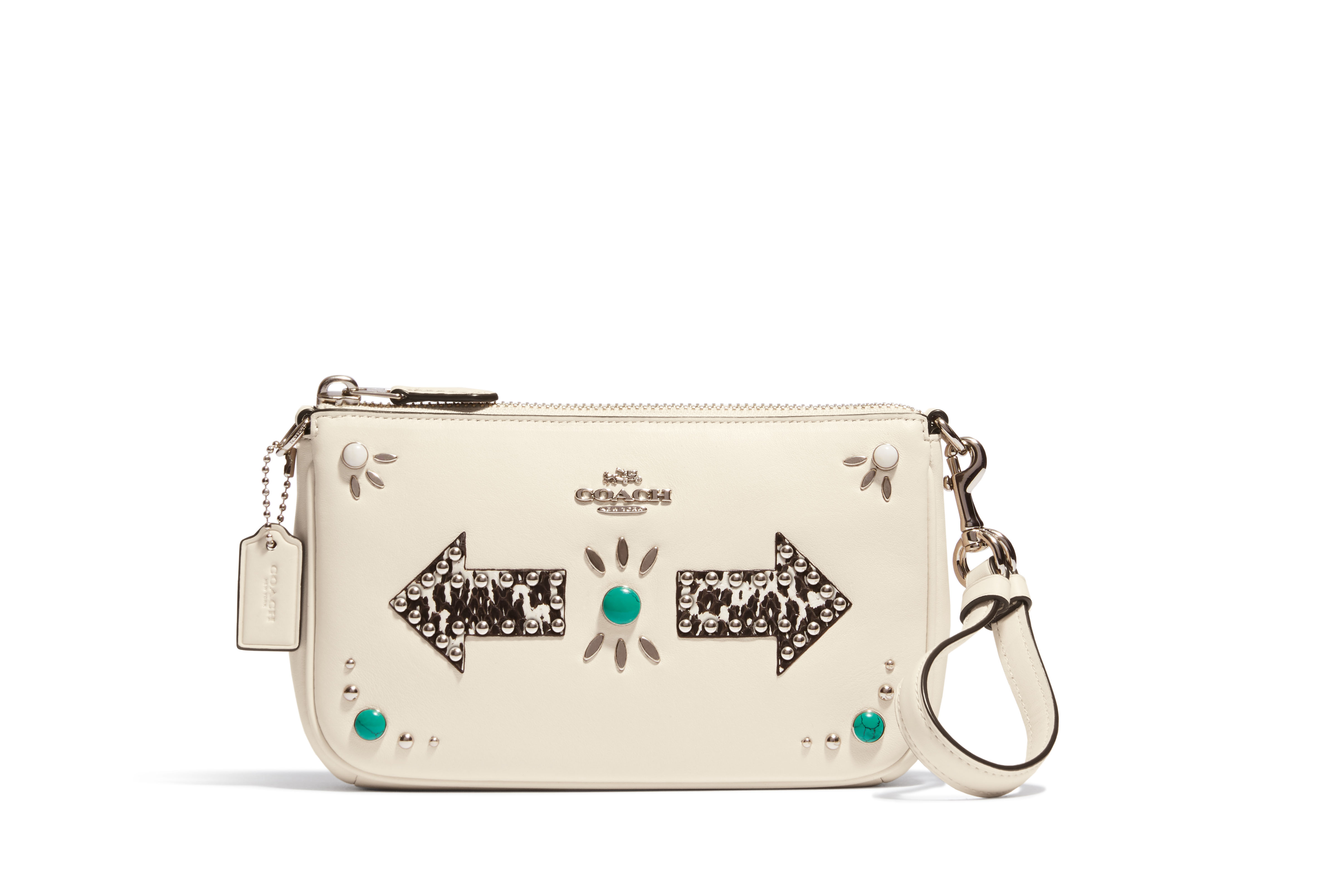 Coach Nolita Wristlet with Prairie Rivets