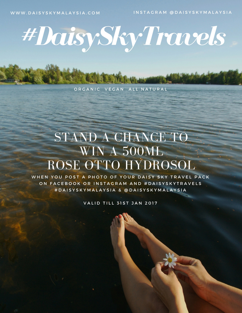 Daisy Sky Malaysia Bulgarian Rose Otto Hydrosol Contest - Pamper.My