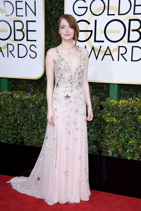 Golden Globes 2017: Best Dressed Stars, Emma Stone - Pamper.My