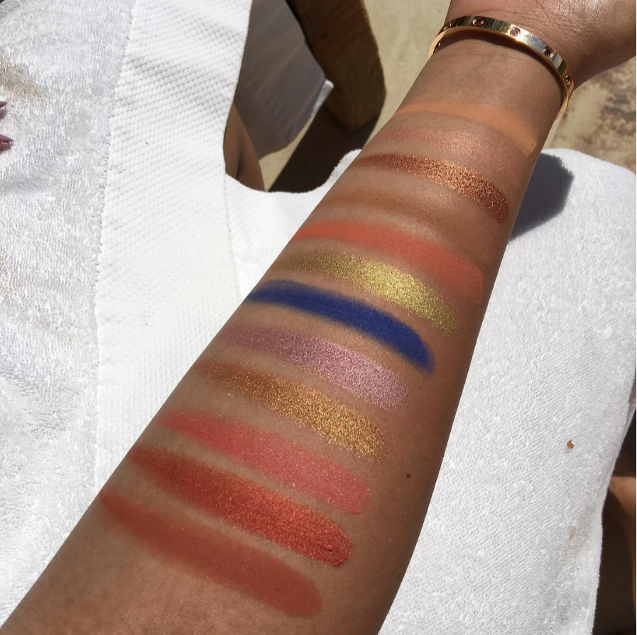 Kylie Cosmetics The Royal Peach Palette Swatches - Pamper.My