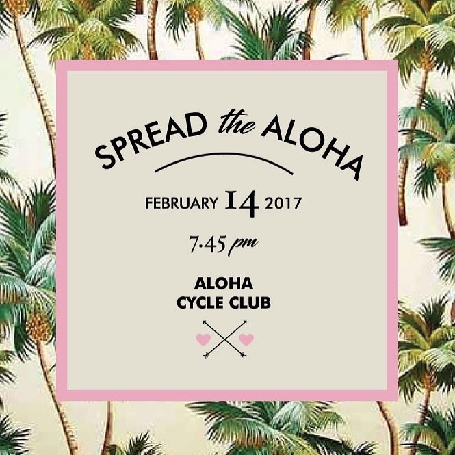 Aloha Cycle Club Spread the Aloha-Pamper.my