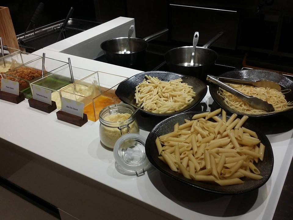 The Interactive Pasta Hotspot allows patrons to personalise pastas by choosing their own pasta style and sauce.