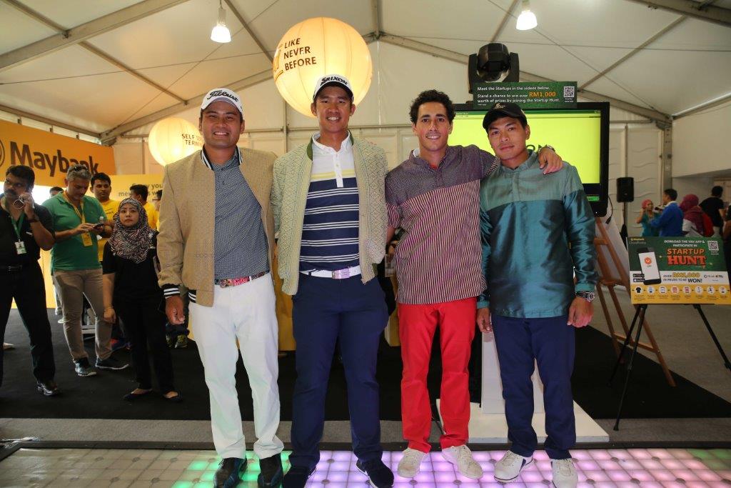 Maybank Championship 2017 (L-R) Koh Shan Deng, Arie Irawan, Carlos Pigem and Aung Ye Htet-Pamper.my