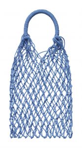 H&M Conscious Exclusive Collection, BIONIC Blue Fishnet Bag - RM149-Pamper.my