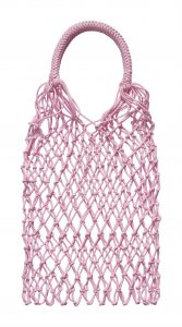 H&M Conscious Exclusive Collection, BIONIC Pink Fishnet Bag - RM149-Pamper.my
