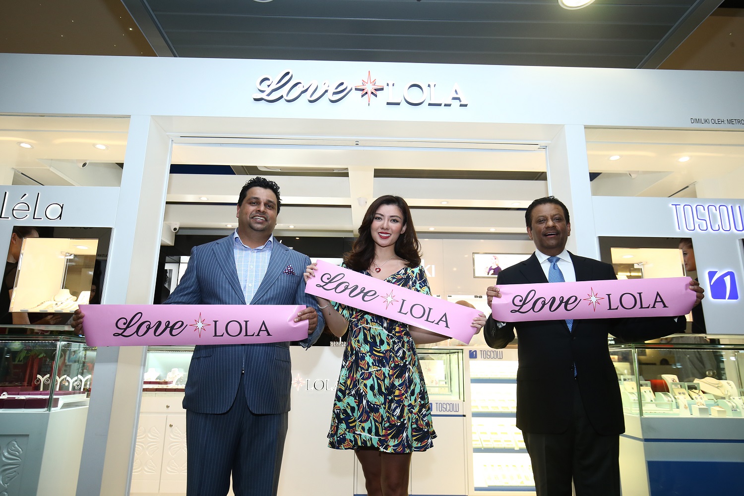 Love Lola Launch, L-R Suraj Menon, Carey Ng, Tan Sri Ravindran Menon-Pamper.my
