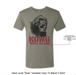 Next Level Roar Venetian Grey Tri-Blend T-shirt