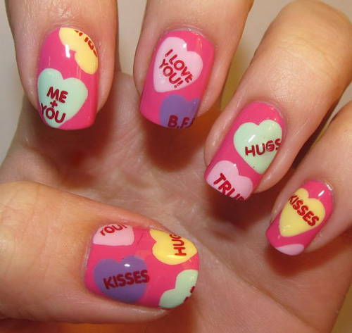 7 Valentine's Day Nail Art Ideas To Spread The Love-Pamper.my