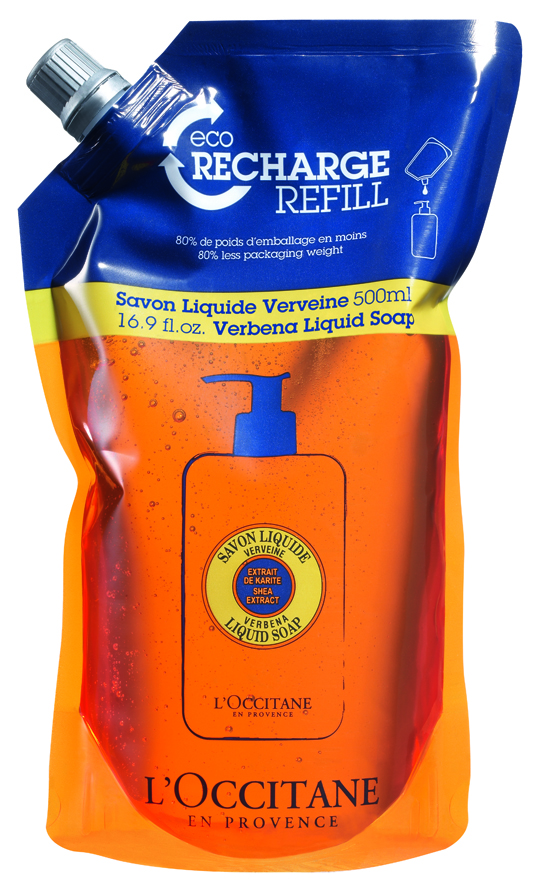 L'OCCITANE Verbena Liquid Soap Eco-Refill, RM73 (500ml)-Pamper.my