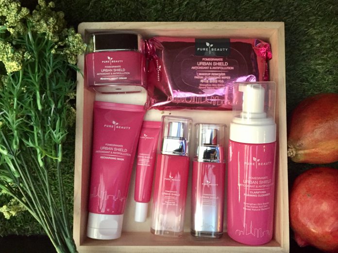 Pure Beauty Pomegranate Urban Shield Range Fights Pollution And Is Brimming With Antioxidants-Pamper.my