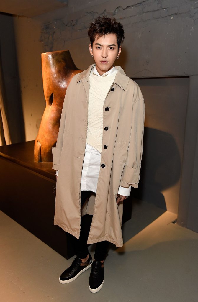 Burberry February 2017 Show - Kris Wu