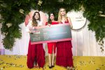 Winner Fairuz Nadia  with her mentor,Tashy and Global Judge, Chiara Ferragni-Pamper.my