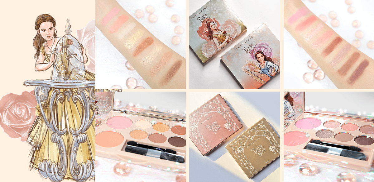 cute press Beauty and the Beast makeup collection-Pamper.my