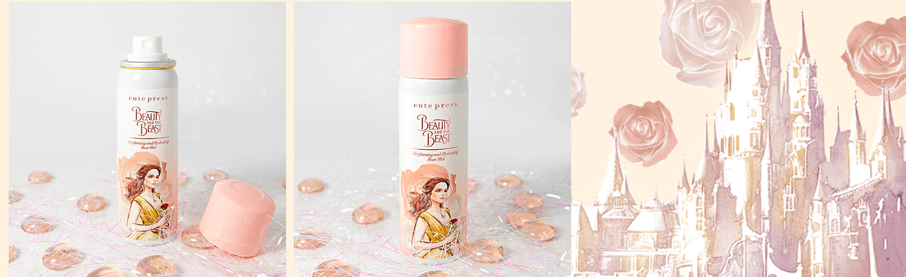cute press Beauty and the Beast makeup collection-Pamper.my
