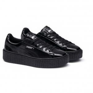 PUMA FENTY by Rihanna Creeper Cracked Black Leather-Pamper.my