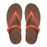 FitFlop Flip Leather Sandals in Flame-Pamper.my