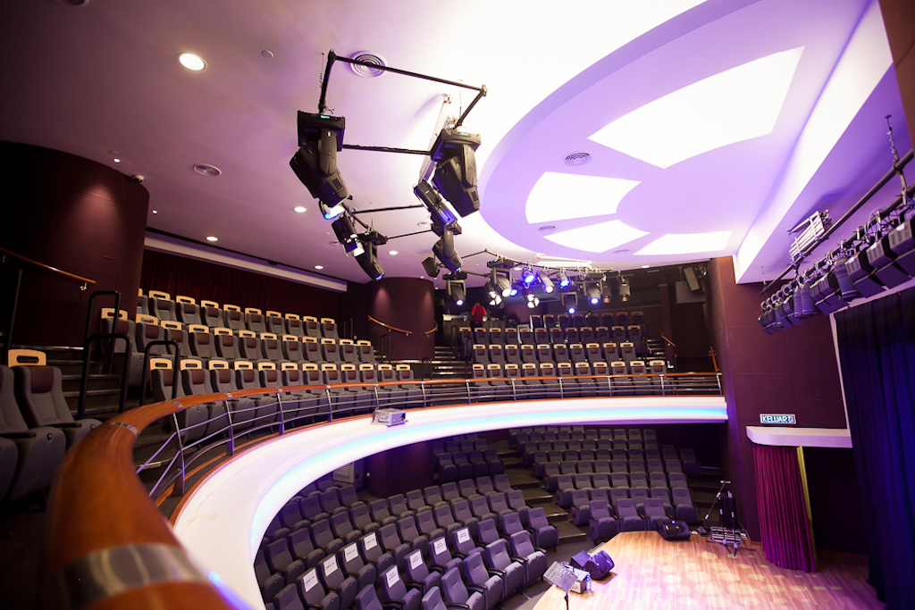 Two-tier seatings at The Gardens Theatre