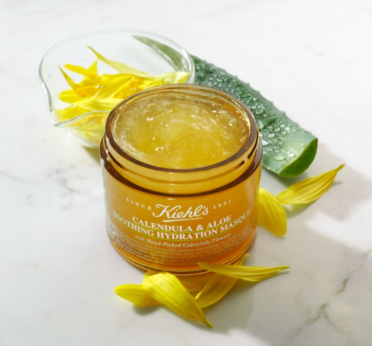 Kiehl's Calendula & Aloe Soothing Hydration Masque-Pamper.my