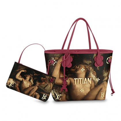 MASTERS LV X KOONS Titian Neverfull-Pamper.my