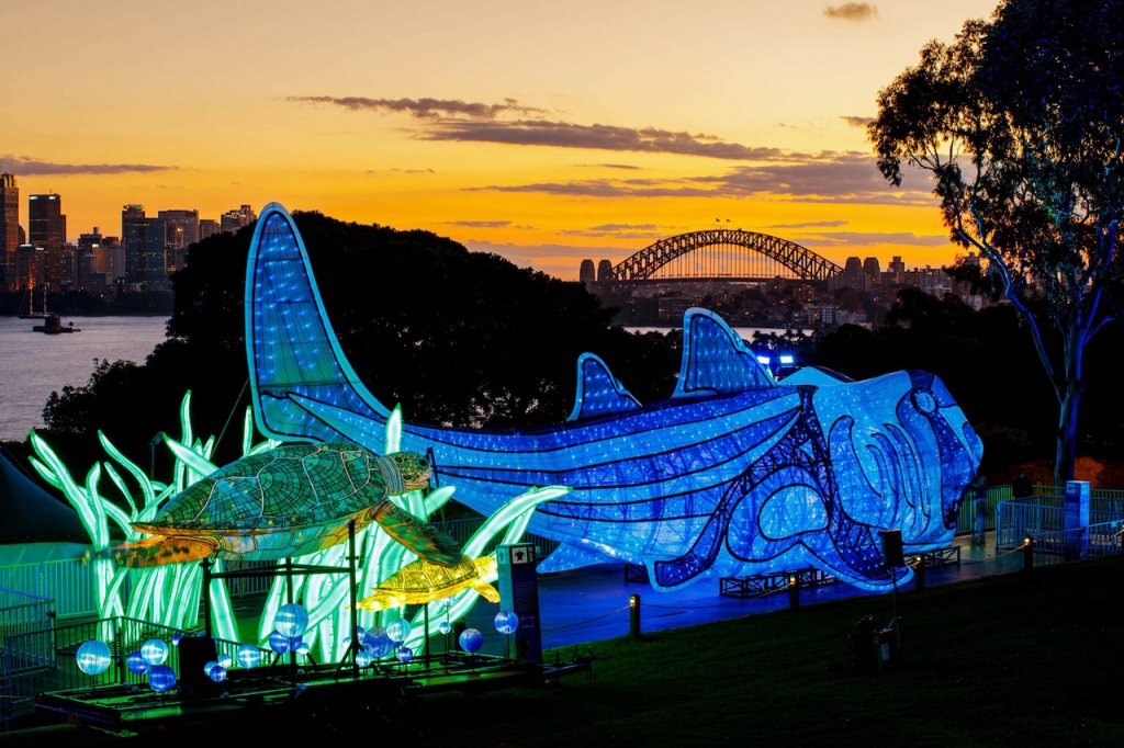 Vivid Sydney 2017, Taronga Zoo preview. 21/5/2017 Photo James Horan/Destination NSW